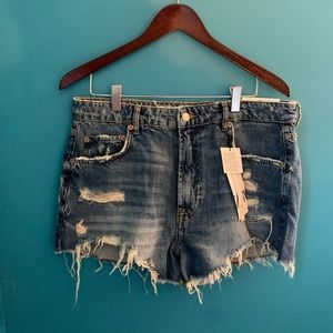 Zara short jean short denim.